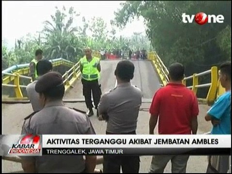 Jembatan Ambles, Jalur Trenggalek-Ponorogo Putus