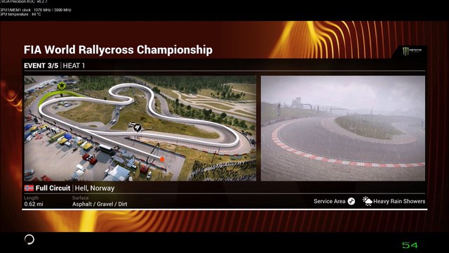 DiRT 4 Fly Cam FIA World RallyX Champs EV3 Qual Q1 Hell Norway