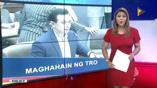 Sen. Trillanes, maghahain ng TRO ngayong araw