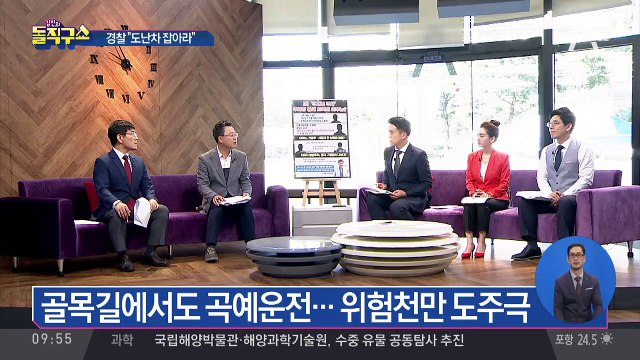 차량 도난 사건 용의자 추격전 끝에 검거