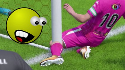 Fifa 18 Funny Fails #15 - Merging with the Goal Post!