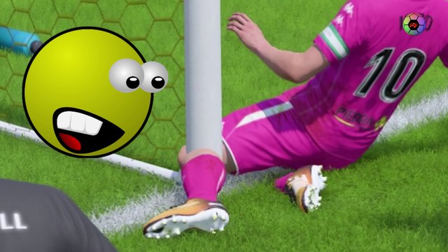 Fifa 18 Funny Fails #15 - Merging with the Goal Post!