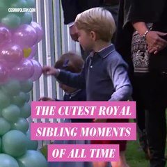 The sweetest royal sibling moments in history