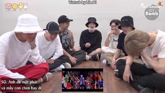 [Vietsub] [BANGTAN BOMB] BTS 'IDOL' MV reaction - BTS (방탄소년단)