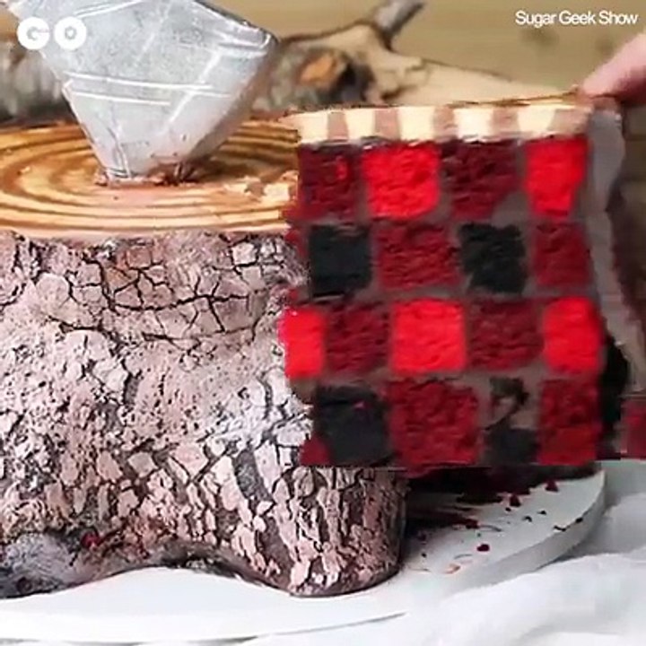Amazing Lumberjack cake Credit: goo.gl/2M7X8i
