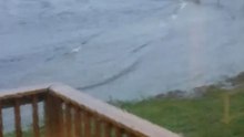 Tropical Storm Gordon Drives Waves into Orange Beach, Alabama, Yards
