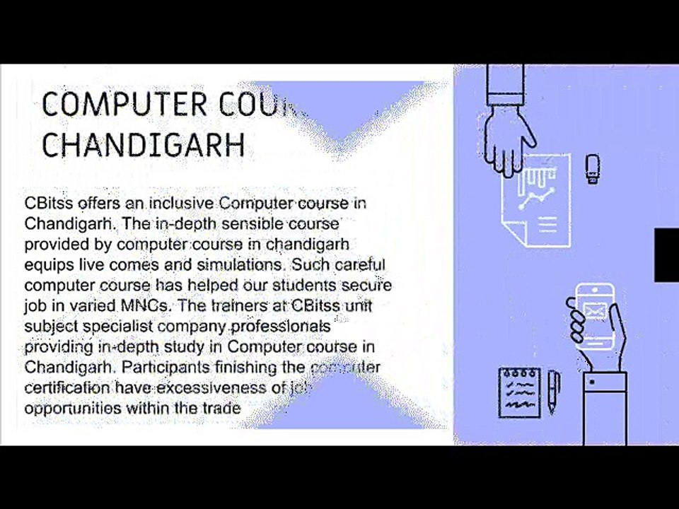 Computer courses in Chandigarh
