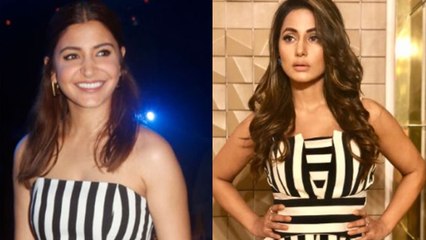 Anushka Sharma COPIES Hina Khan's dress; Watch Video | FilmiBeat