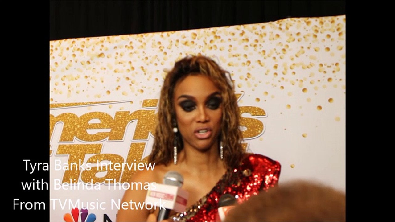 Tyra Banks Interview - America's Got Talent Live Shows Week 4