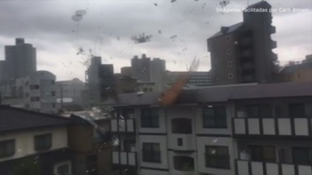 Al menos 10 muertos y 300 heridos en Japón por el fuerte tifón Jebi