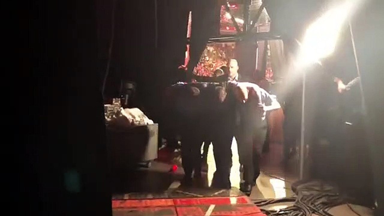 Kevin Owens recovers after taking a ride inside a portable toilet- Raw  Exclusive, July 2, 2018