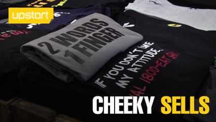UPSTART: Meet the cheeky T-shirt entrepreneur