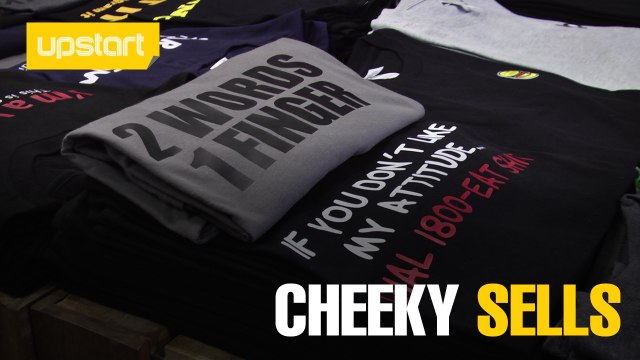 UPSTART: Meet the cheeky T-shirt entrepreneur