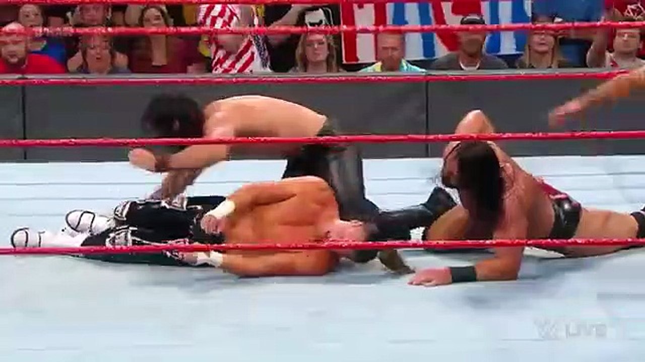 Roman Reigns & Seth Rollins vs. Dolph Ziggler & Drew McIntyre- Raw, July 2, 2018
