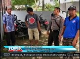 Aksi Pencuri Sepeda Motor Terekam CCTV