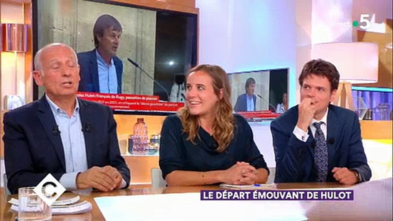 Jean-Michel Apathie n'épargne pas Nicolas Hulot dans "C à vous" après son discours - Regardez