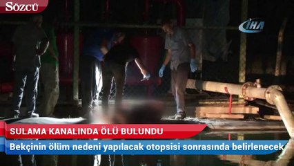 Çiftlik bekçisi sulama havuzunda ölü bulundu