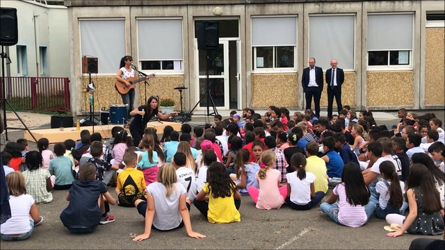Mâcon : rentrée en musique à l'école Georges Brassens