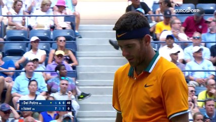 Del Potro a encore sorti le grand jeu : les temps forts de son quart de finale