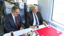 TBMM Başkanı Yıldırım, Ankara'ya Yüksek Hızlı Tren ile geldi