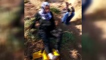 Polis yaralı Suriyeliyi 2 kilometre sırtında taşıdı - HATAY
