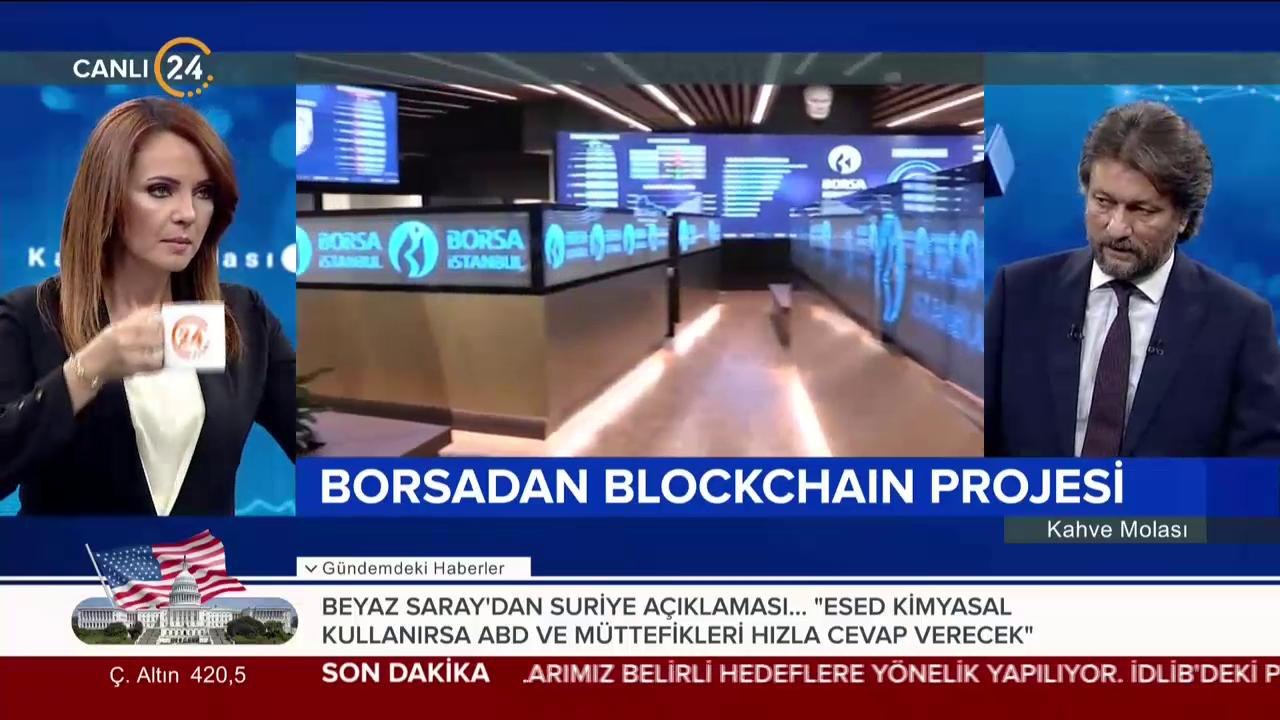 Borsadan blockchain projesi