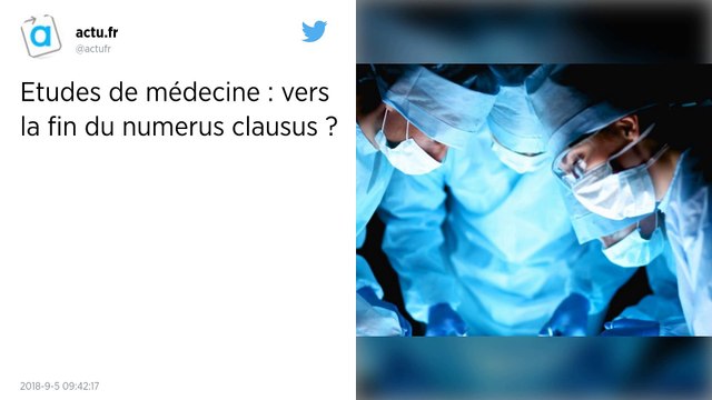Médecine : le gouvernement veut mettre fin au numerus clausus.
