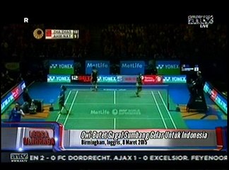 Owi dan Butet Gagal Raih Gelar Keempat All England