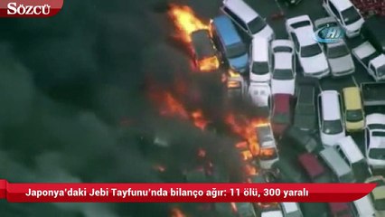 Japonya’daki Jebi Tayfunu’nda bilanço ağır: 11 ölü, 300 yaralı