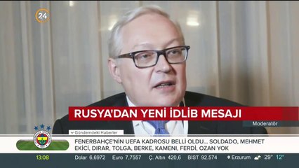 Ryabkov Tahran'a işaret etti