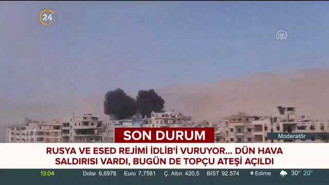 Rusya ve Esed rejimi İdlib'i vuruyor