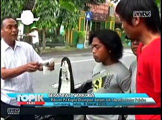 Petugas Gagalkan Transaksi Narkoba di Lumajang