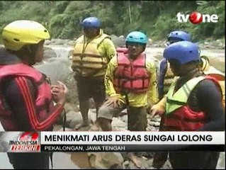 Menikmati Arung Jeram di Derasnya Arus Sungai Lolong