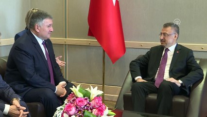 Cumhurbaşkanı Yardımcısı Oktay, Ukrayna İçişleri Bakanı Avakov'u kabul etti -  ANKARA