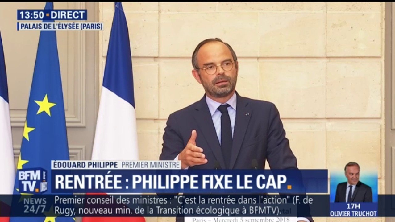 Edouard Philippe, Premier mini