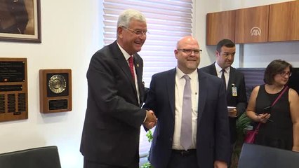 Volkan Bozkır, ABD'nin Ankara Büyükelçiliği Maslahatgüzarı'nı Kabul Etti