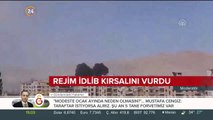 Rejim İdlib'in kırsalını vurdu