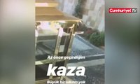 Alp Kırşan yaşadığı kaza anı kamerada