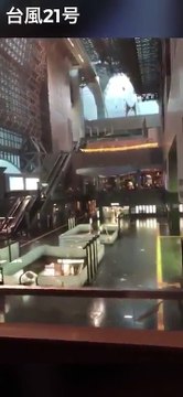 Images terrifiantes du typhon Jebi au Japon