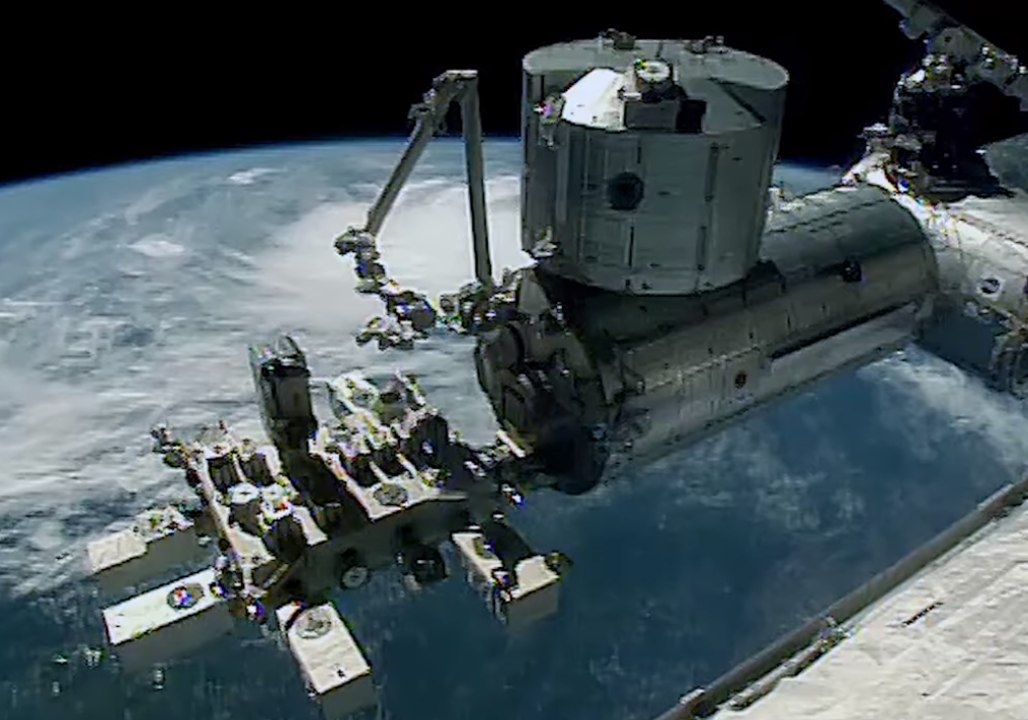 International Space Station Crew Captures View of Tropical Storm Gordon