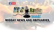 Midday News and Obituaries for Friday August 24th, 2018, with Lesley DeBique.