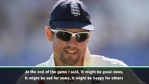 Cook admits he cried when he announced England retirement