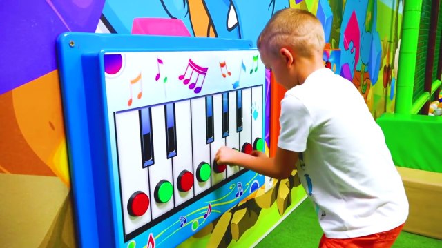 Indoor playground for kids | Fun activities with Vlad, Nikita and Mom