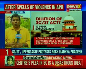 Download Video: MP Dalit Protest: SC/ST protests rock Madhya Pradesh; Bharat Bandh likely tomorrow