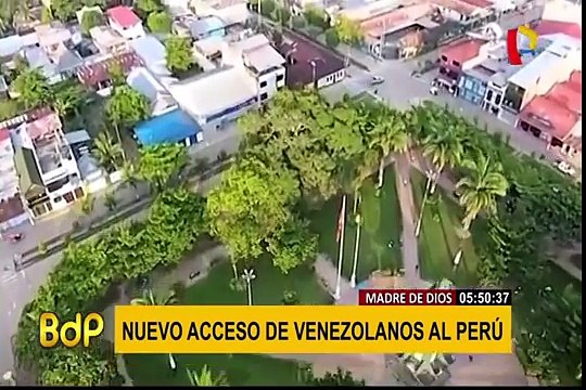 Cientos de venezolanos buscan una nueva ruta de ingreso al Perú en Madre de Dios