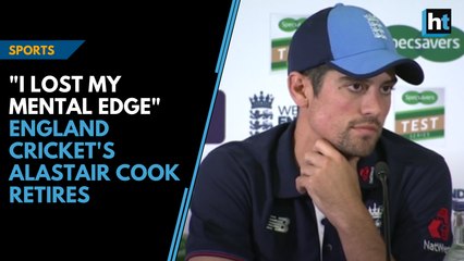 "I lost my mental edge" England cricket's Alastair Cook retires