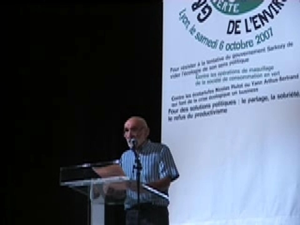 Roland Desbordes, Président de la CRIIRAD - Contre Grenelle