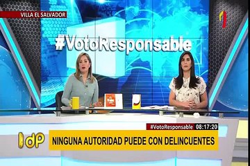 Piden más seguridad ante ola delincuencial en calles de Villa el Salvador