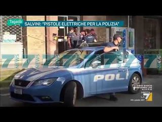POLICIA ITALIANE NIS PROVEN ME PISTOLETA ELEKTRIKE PARALIZUESE - News, Lajme - Kanali 7