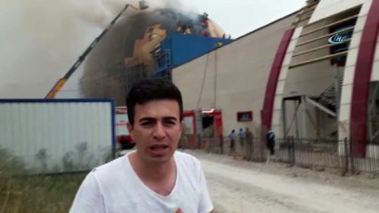 Uzay Havacılık Merkezi’nin inşaatında yangın